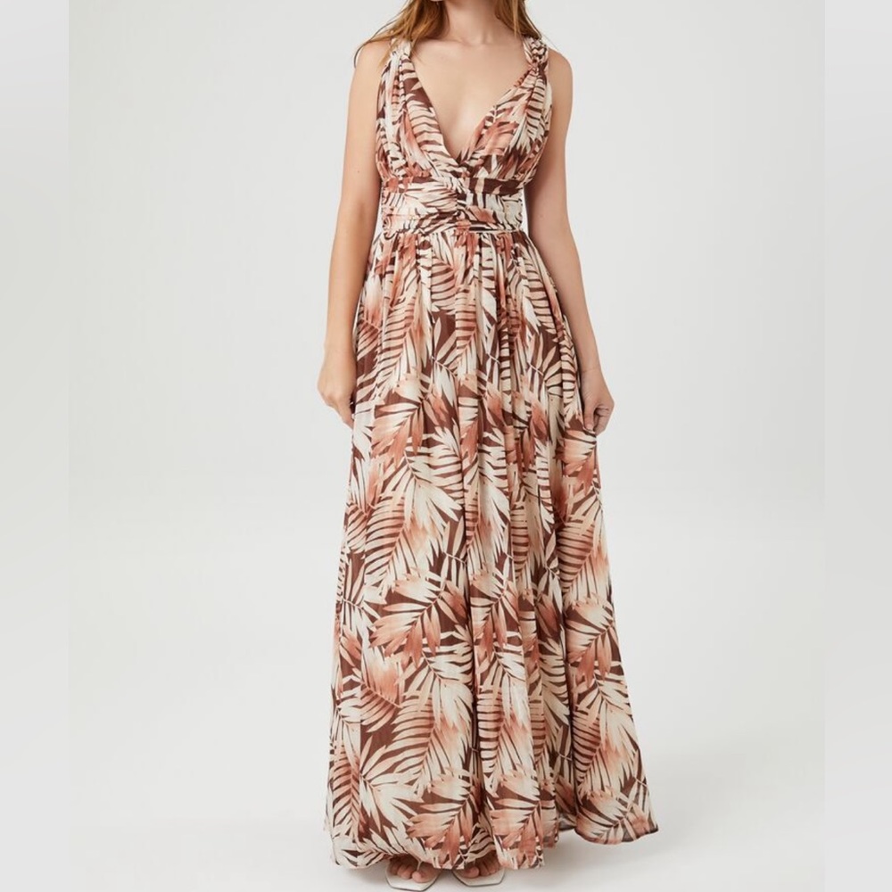 Forever 21 Tropical Print Maxi Dress